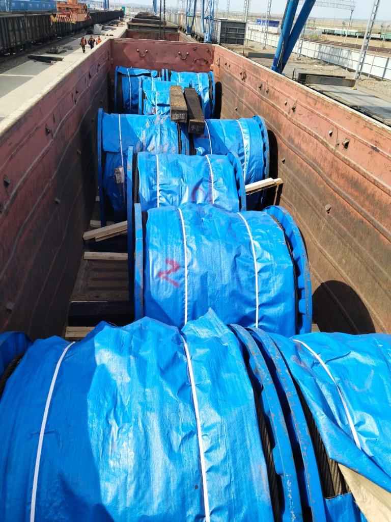 РТСБ-РУС отправила талевый канат в вагонах из Сианя в Сургут